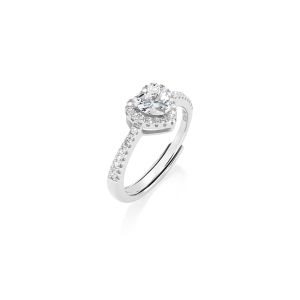 Anello Amen Donna Dolce cuore in Argento Zircone RTICUBBZ3 - RTICUBBZ3